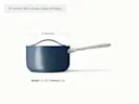 Sauce Pan - Navy - Detail
