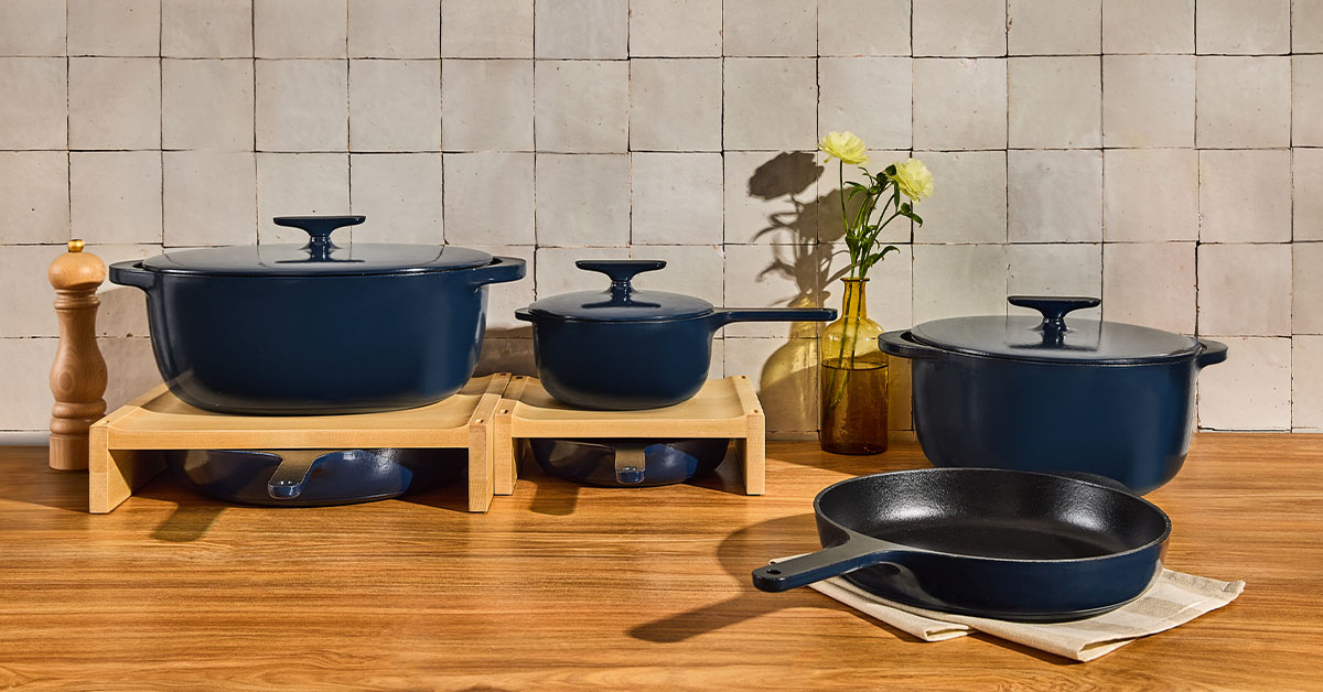 Deluxe Enameled Cast Iron Set