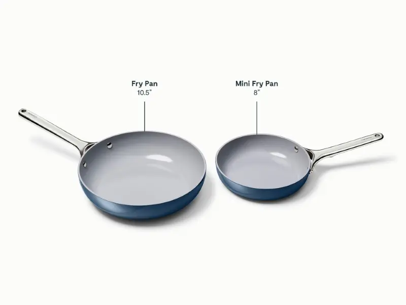 Fry Pan Duo - Navy - Detail