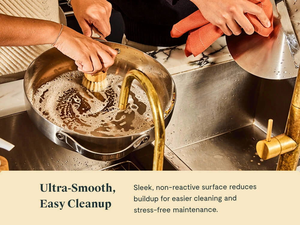 Sauté Pan - Stainless Steel - Cleaning Lifestyle