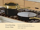 Small Steamer - Glossy Gold - Even Heating Lifestyle