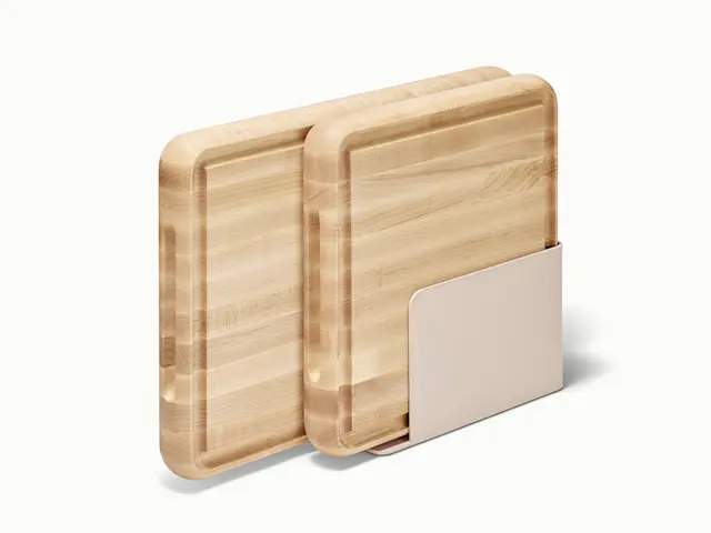 Prep & Serve Butcher Block Set - Maple - Hero