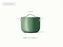 Ceramic Petite Cooker - Sage - Detail