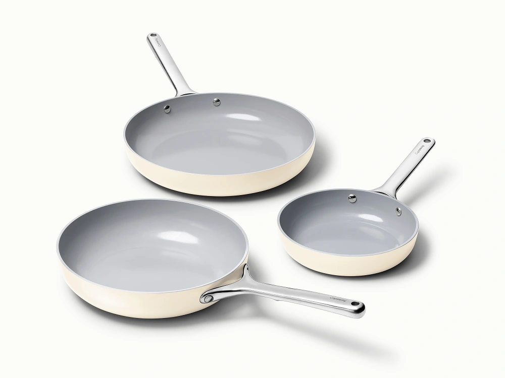 Fry Pan Trio - Cream - Hero