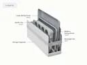 5 Piece Half Bakeware Set - Gray - Detail