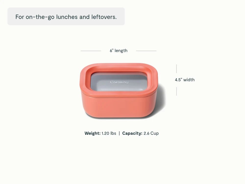 Mini Rectangle Container - Perracotta - Detail