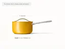 Sauce Pan - Marigold - Detail