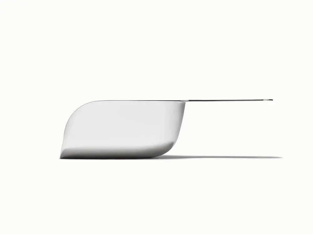 Stainless Steel Scoop - Side