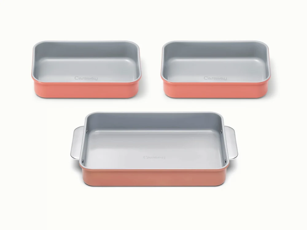 Rectangle Pan Trio - Perracotta - Hero