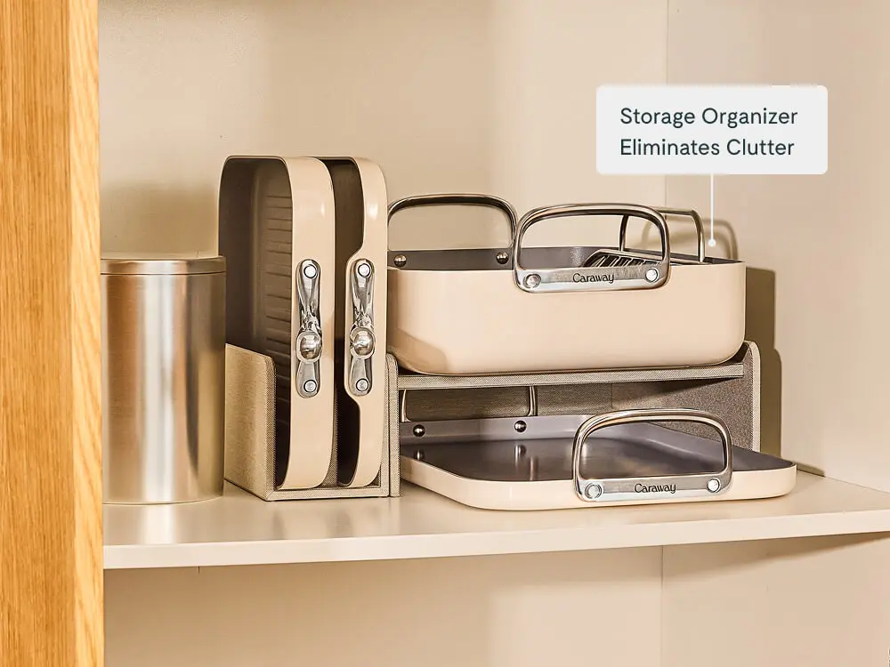 Ceramic Squareware Set - Cream - Storage