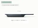 Enameled Cast Iron Grill Pan - Midnight Blue  - Detail