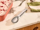 Ice Cream Scoop - Stainless Steel - Next to Ice Cream Container