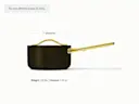 Mini Sauce Pan - Black - Detail