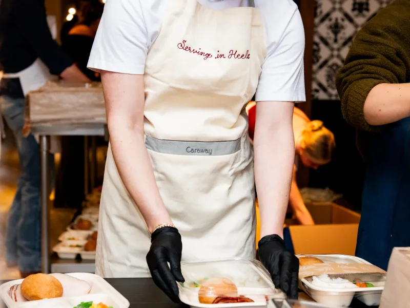 Giving Tuesday - Collaboration - Apron -Cream - Food -Lifestyle