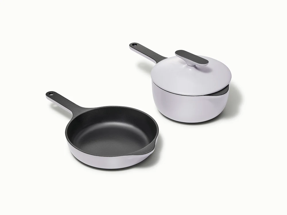 Enameled Cast Iron Minis Duo - Gray - Hero