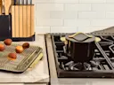 Ceramic Petite Cooker - Black - On Stove