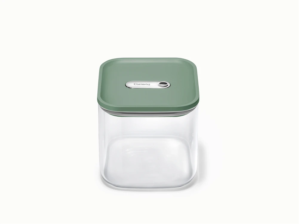 Medium Glass Airtight Container - Sage - Hero