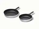 Enameled Cast Iron Skillet Duo - Gray - Hero