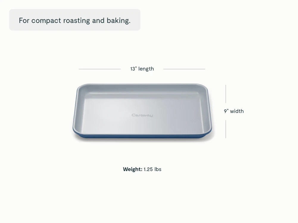 Small Baking Sheet - Navy - Detail