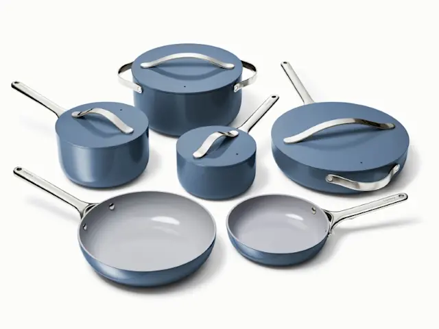 Deluxe Cookware Set - Navy - Hero