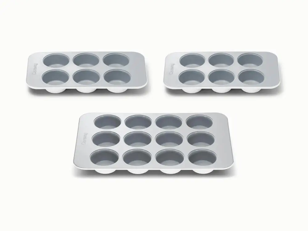 Muffin Pan Trio - White - Hero