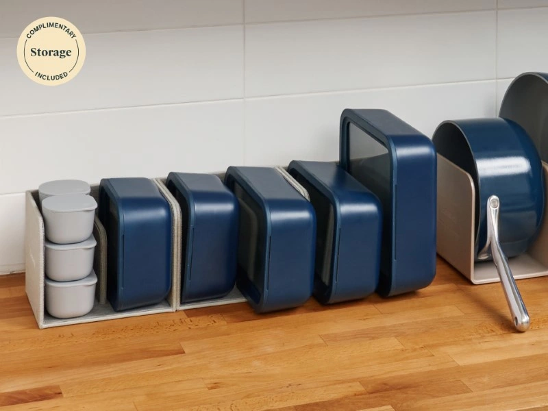 Food Storage Set - Navy - Complimentary Storage Included