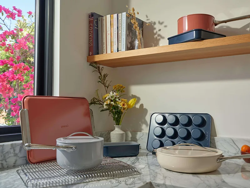 Ceramic Cookware - Assorted - on Countertop