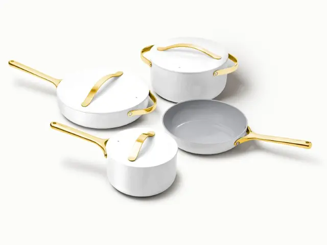 Ceramic Cookware Set - Iconics - White - Hero