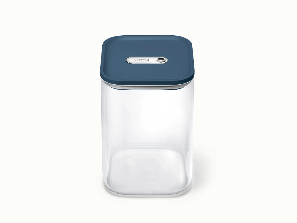 Large Glass Airtight Container - Navy - Hero