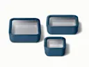 Food Storage Container Trio - Navy - Hero