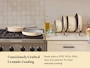 Cookware Set - Cream - Consciously Crafted Ceramic Coating