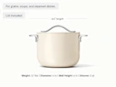 Ceramic Petite Cooker - Cream - Detail