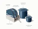 Ceramic Cookware+ Set - Navy - Detail