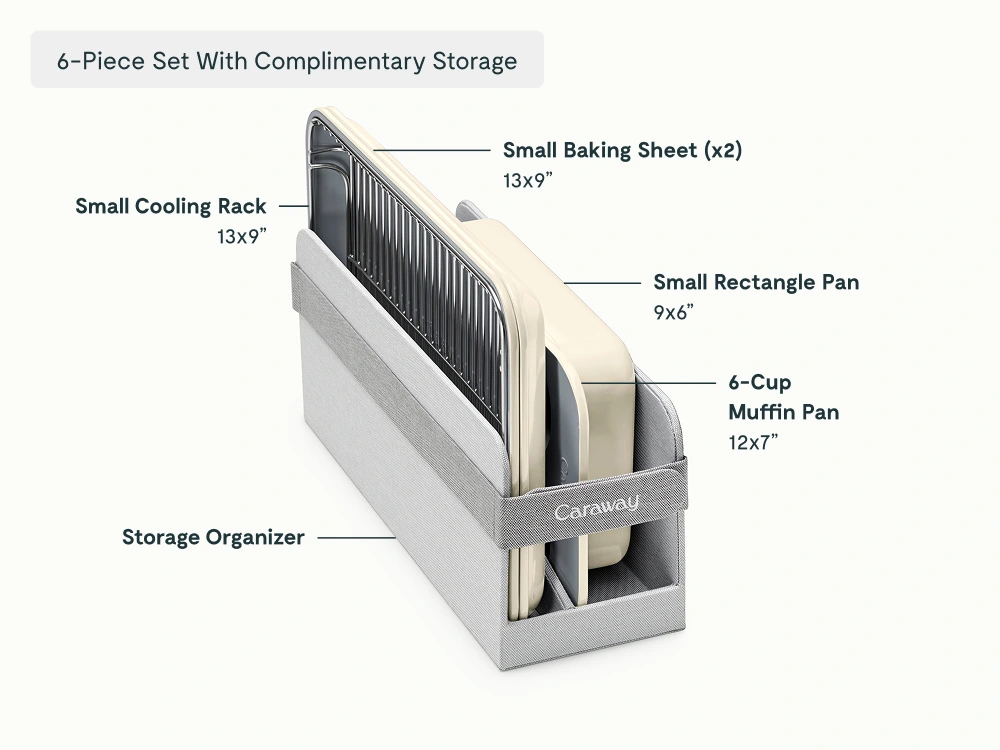 Mini Bakeware Set - Cream - Detail