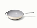 Ceramic Stir Fry Pan - Cream - Hero