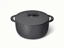 Enameled Cast Iron Dutch Oven - Charcoal - Hero