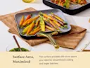 Ceramic Square Griddle Pan - Black Iconics - Tablescape Lifestyle