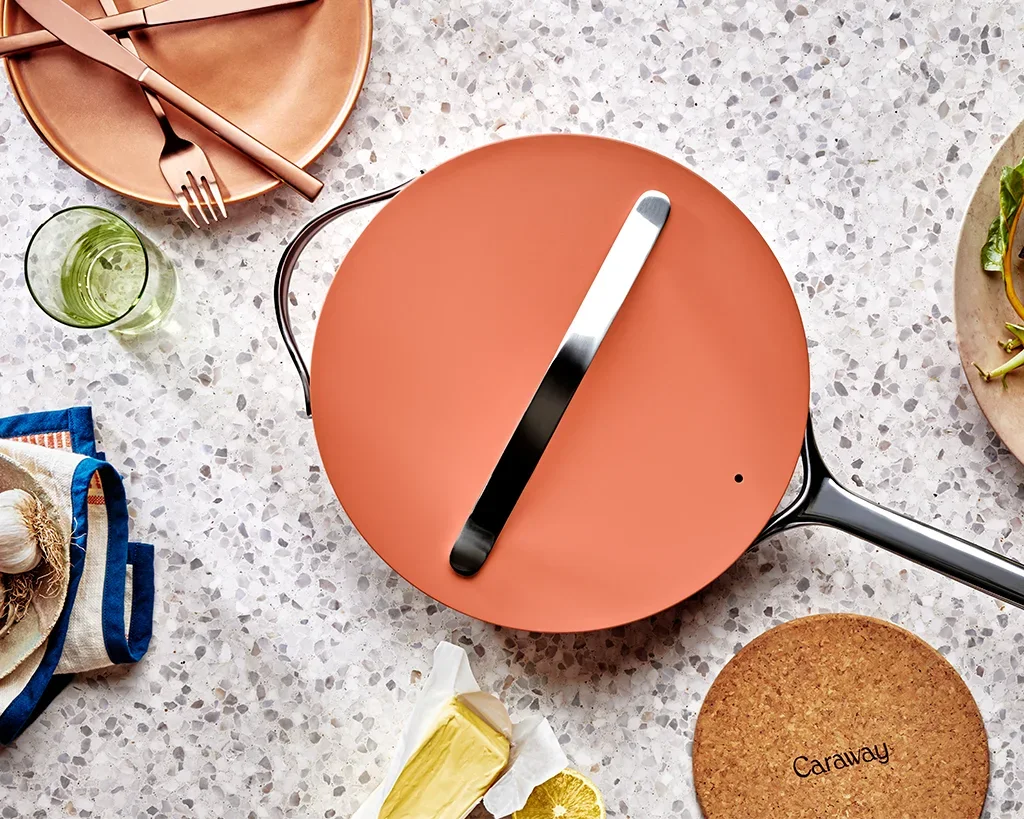 Ceramic Sauce Pan - Perracotta - Top View - Blog Hero