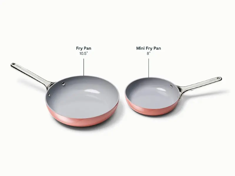 Fry Pan Duo - Perracotta - Detail