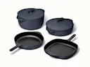 Enameled Cast Iron Set - Midnight Blue - Hero