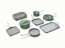 Ceramic-Coated Cookware Bundle - Sage - Hero