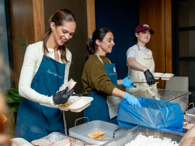 Giving Tuesday - Collaboration - Apron -Navy - Food -Lifestyle
