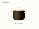 Ceramic Petite Cooker - Black - Detail