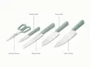 Knife Set - Mist - Detail