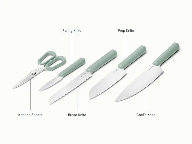 Knife Set - Mist - Detail