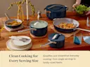 Ceramic Cookware & Minis Set - Navy - Tablescape Lifestyle
