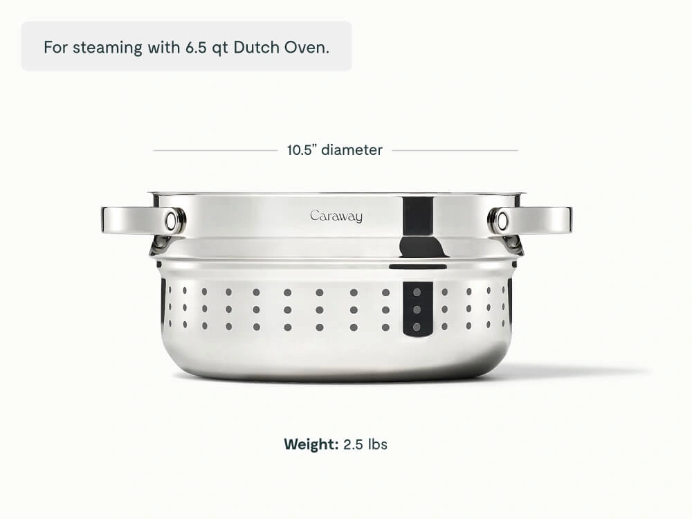 Large Steamer - Stainless Steel - Weight Dimensions