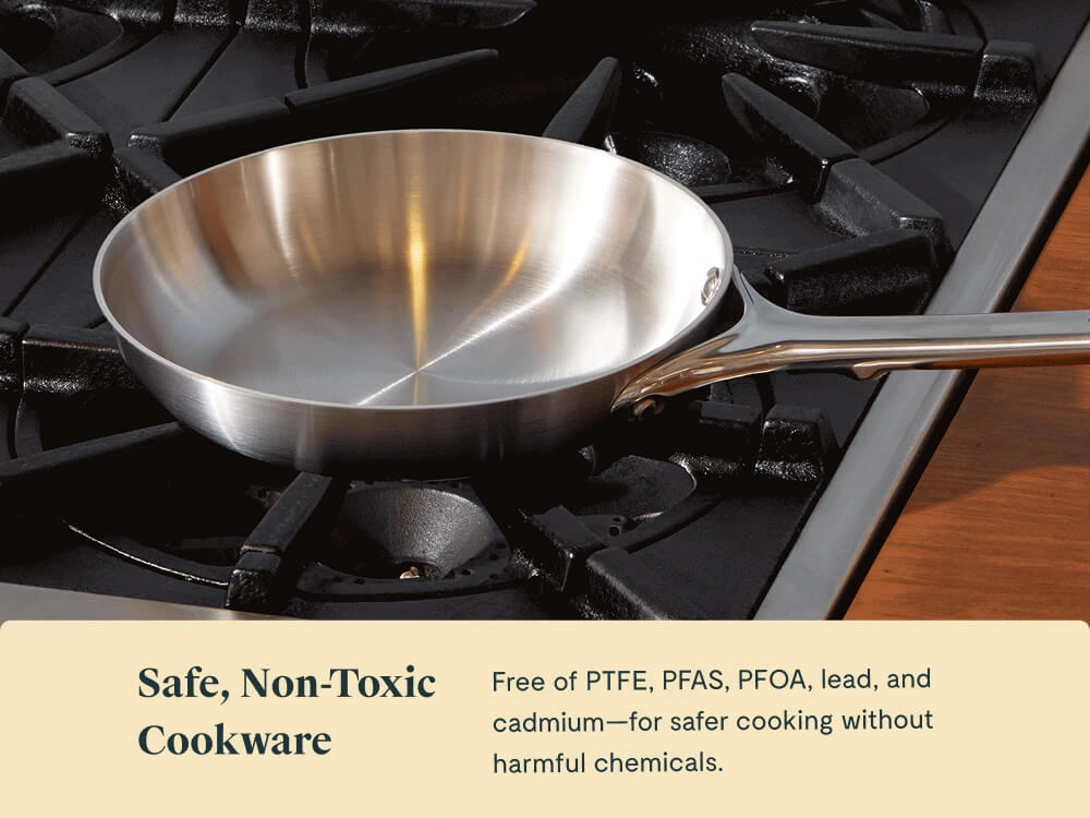Mini Fry Pan - Stainless Steel - Non-Toxic Lifestyle