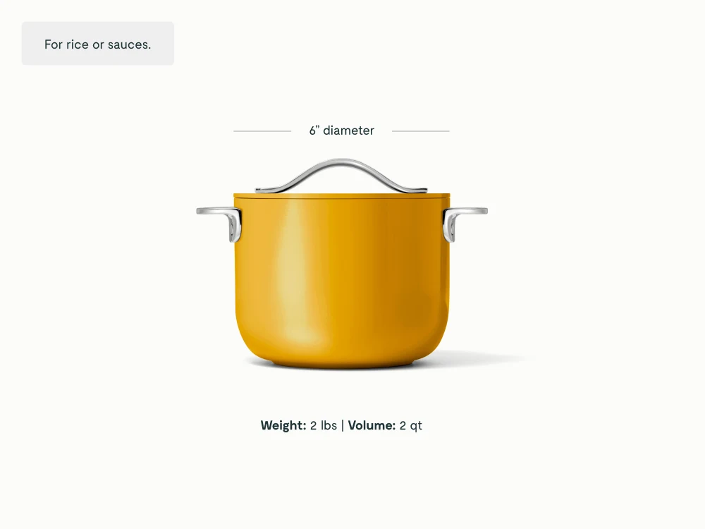 Ceramic Petite Cooker - Marigold - Detail