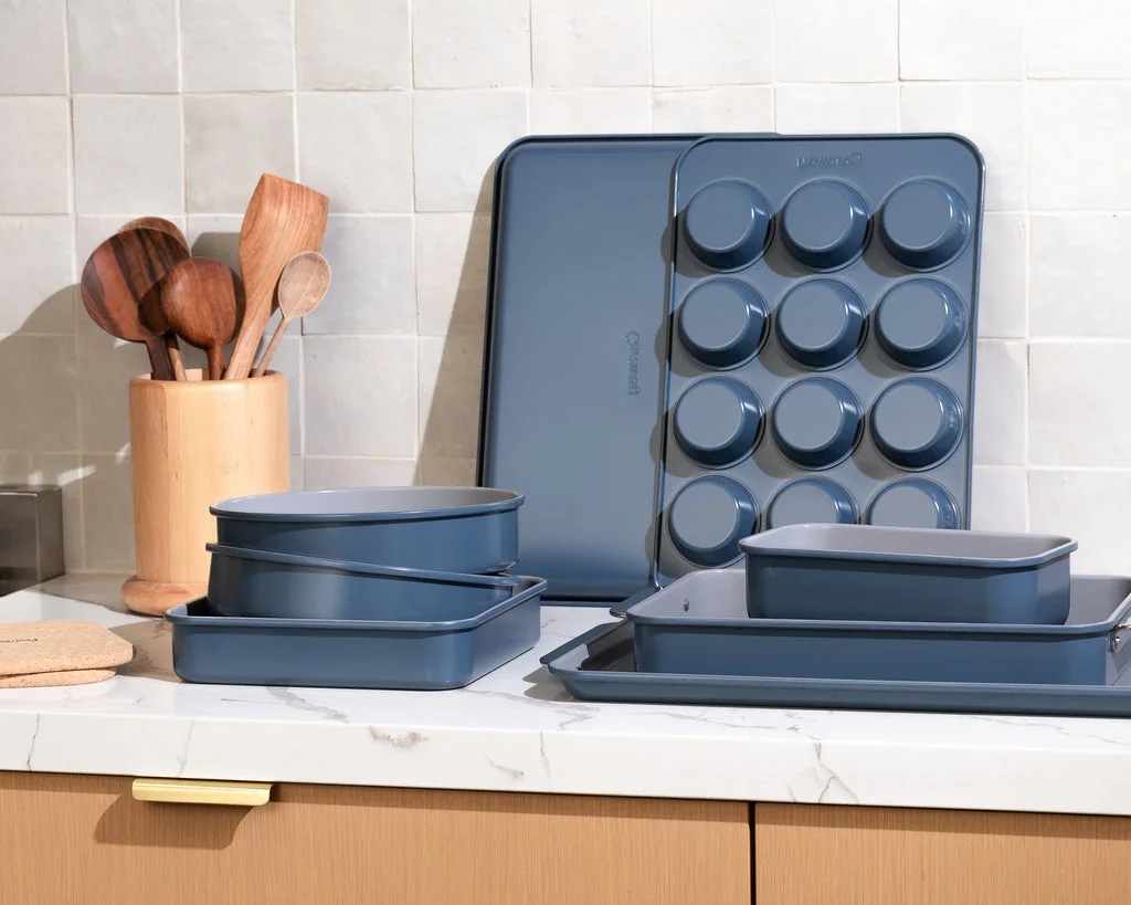 Ceramic Bakeware Set - Slate - On Counter